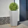 vidaXL Bac à plantes 35x35x75 cm Acier galvanisé Voir les images du produit 2