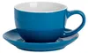 Argon Ta Farbige Cappuccino Tasse und Untertasse Set - Produktbild-Vorschau 1
