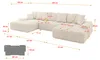 ALTDECOR Ecksofa mit Schlaffunktion und Bettkasten ENSI-U - Produktbild-Vorschau 5