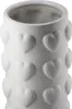 Gilde Vase, "Herzlich", Keramik, weiß, VE 2, H. 25 cm, D. Voir les images du produit 4
