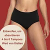 Damenhöschen,Nahtlose Damenunterwäsche,schwarz 4er Produktbild-Vorschau 6