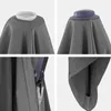 A collage of four close-up images showing details of a gray umbrella cover. Náhled obrázku produktu