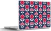 MuchoWow® Laptop Aufkleber Sticker Cover Blumen - Muster - Produktbild-Vorschau 1