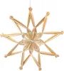 A straw star ornament is shown against a white background. Produktbild-Vorschau