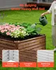 SucceBuy Hochbeet aus Metall 240x120x62 cm, rechteckiges Produktbild-Vorschau 3