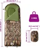 vidaXL Schlafsack für Erwachsene Camping 3-4 Jahreszeiten Produktbild-Vorschau 4