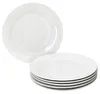 6x Tommy Speiseteller Ø26,7cm weiß Porzellan 6 Personen Produktbild-Vorschau 2
