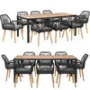 Two identical outdoor dining sets are shown against a white background. Produktbild-Vorschau