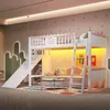 STILVORA Hochbett 90x200 Jugendbett mit Produktbild-Vorschau 3