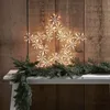 LED Stern Flower Star - hängend - D: 60cm - 200 warmweiße LED - inkl. Trafo - Outdoor - transparent Produktbild-Vorschau