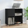 vidaXL Skříň na talíře černá 84,5x38x89 cm odvozený výrobek Náhled obrázku produktu 2