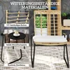 Set di mobili da giardino in rattan Outsunny, set di mobili Anteprima dell’immagine prodotto 5
