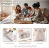Set van 8 kofferorganizers in beige, inclusief toilettas en Productafbeelding-voorbeeld 7