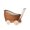 Kočárek pro panenky LUNA Willow s béžovým lemováním 48X28 Náhled obrázku produktu 2