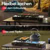 EVOCAMP Campingkocher 2-flammig mit Piezozündung und Produktbild-Vorschau 8