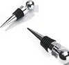 Two chrome bottle stoppers with black rubber seals are shown against a white background. Produktbild-Vorschau