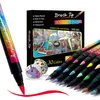 Crayons acryliques 30 couleurs Marqueurs Crayons Pierres à Voir les images du produit 1