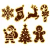Weihnachtsdeko LED Wandbild, Rentier Lichterdeko, warme Produktbild-Vorschau 1