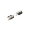 DELOCK Adapter D-Sub15-> D-Sub15Bu/Bu Montagesatz gelb Produktbild-Vorschau 2