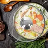 Sklenená pokrievka s nerezovým okrajom a parným ventilom Náhľad obrázku produktu 5