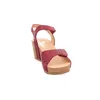 Rieker Damen V8355-35 Plateausandalen bordeaux (Größe: 39)- Produktbild-Vorschau 5