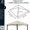 freigarten.de Ersatzdach für Pavillon 3x3 Meter Pavillon Produktbild-Vorschau 2
