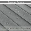 Deur gordijn, waterdicht, 220g/m², linnenlook, gordijn met Productafbeelding-voorbeeld 5