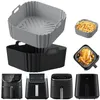 Airfryer Zubehör Set Silikon, 22.5cm Silikonform mit 2 Produktbild-Vorschau 2