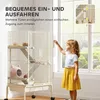 PawHut Kleintierkäfig Nagerkäfig Frettchenkäfig mit 3 Rampe Produktbild-Vorschau 6