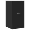 vidaXL Armoire à pharmacie noire 40x41x77,5 cm Bois Voir les images du produit 4