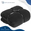 Feluna XXL Kuscheldecke 220x200 cm Schwarz – Flauschige Produktbild-Vorschau 3