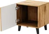 A single nightstand with one door open, showing the interior. Náhled obrázku produktu