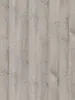 A close-up, full-frame view of a wood-look vinyl flooring plank with a light gray, weathered oak pattern. Produktbild-Vorschau