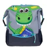 Fabrizio Drache Reißverschluss Kinderrucksack grau Produktbild-Vorschau 4