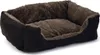 Beeztees Plüschbett Baboo 48x37x18cm In, Farbe:grau-weiss Produktbild-Vorschau 2