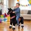 PonyCycle Klassisch Modell U Schwarzes Pferd Reitspielzeug Produktbild-Vorschau 2