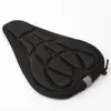 3D Gel Fahrrad Sattelbezug Komfort Memory Foam Schwarz, Produktbild-Vorschau 1
