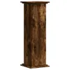 vidaXL Stojan na rastliny údený dub 33x33x100 cm materiál Náhľad obrázku produktu 1