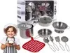 Set Metalltöpfe für Kinder 3+ Kochtöpfe + Utensilien + Produktbild-Vorschau 8