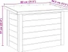 Boîte de rangement VidaXL, couleur naturelle, 80 x 44,5 x Voir les images du produit 8