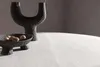 FURNLUX Jedálenský stôl Gronvik orech a mramor sivý 90 cm / Náhľad obrázku produktu 8