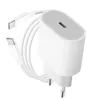 A white Apple 20W USB-C power adapter with a white USB-C cable. Náhled obrázku produktu