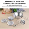 Passiergerät aus Edelstahl mit 3X Siebeinsatz, Passiermühle Produktbild-Vorschau 3
