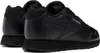 A pair of black Reebok sneakers shown from the back and side. Anteprima dell’immagine prodotto