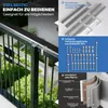 Balkonkraftwerk PV Halterung für Geländer Flachdach Wand Produktbild-Vorschau 11