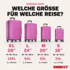 ONBEST Hartschalen Koffer Set | 4-teilig Pink | mit Produktbild-Vorschau 3