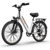 A white electric bicycle is shown against a plain white background. Produktbild-Vorschau