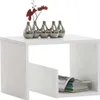 FMD Table basse 2 en 1 59,1×35,8×37,8 cm Blanc Voir les images du produit 1