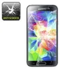 A cracked Samsung Galaxy S5 Mini screen protector and a separate graphic with the text 'ANTI SCHOCK'. Produktbild-Vorschau