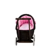 Tmavě hnědý kočárek pro panenky LILI 48X28 H26/47 CM Náhled obrázku produktu 8